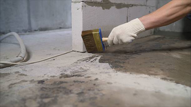 SJ Waterproofing Pros Interior Drainage System coverage map for Paris, VA and surrounding area